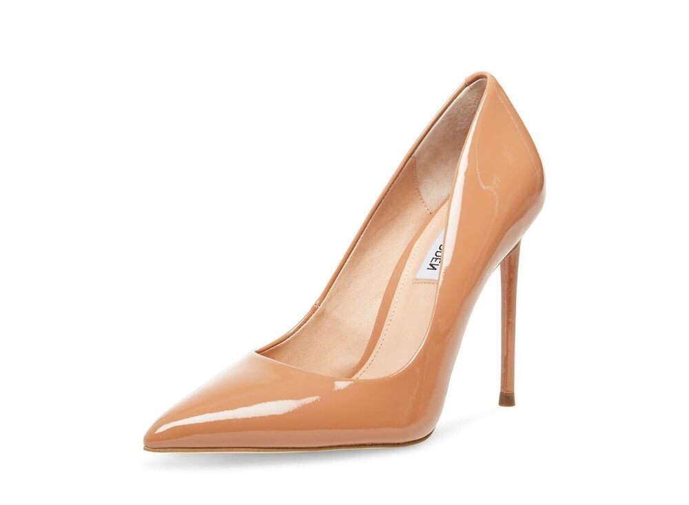 Steve Madden Women's VALA Pump, Camel Patent, 7 M US